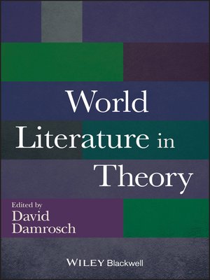cover image of World Literature in Theory
